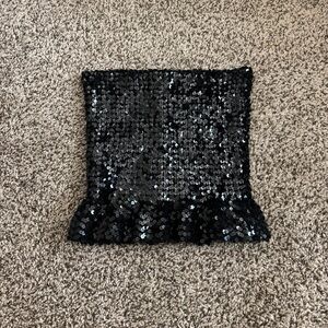 Allen B. by Allen Schwartz Black Sequin Tube top
